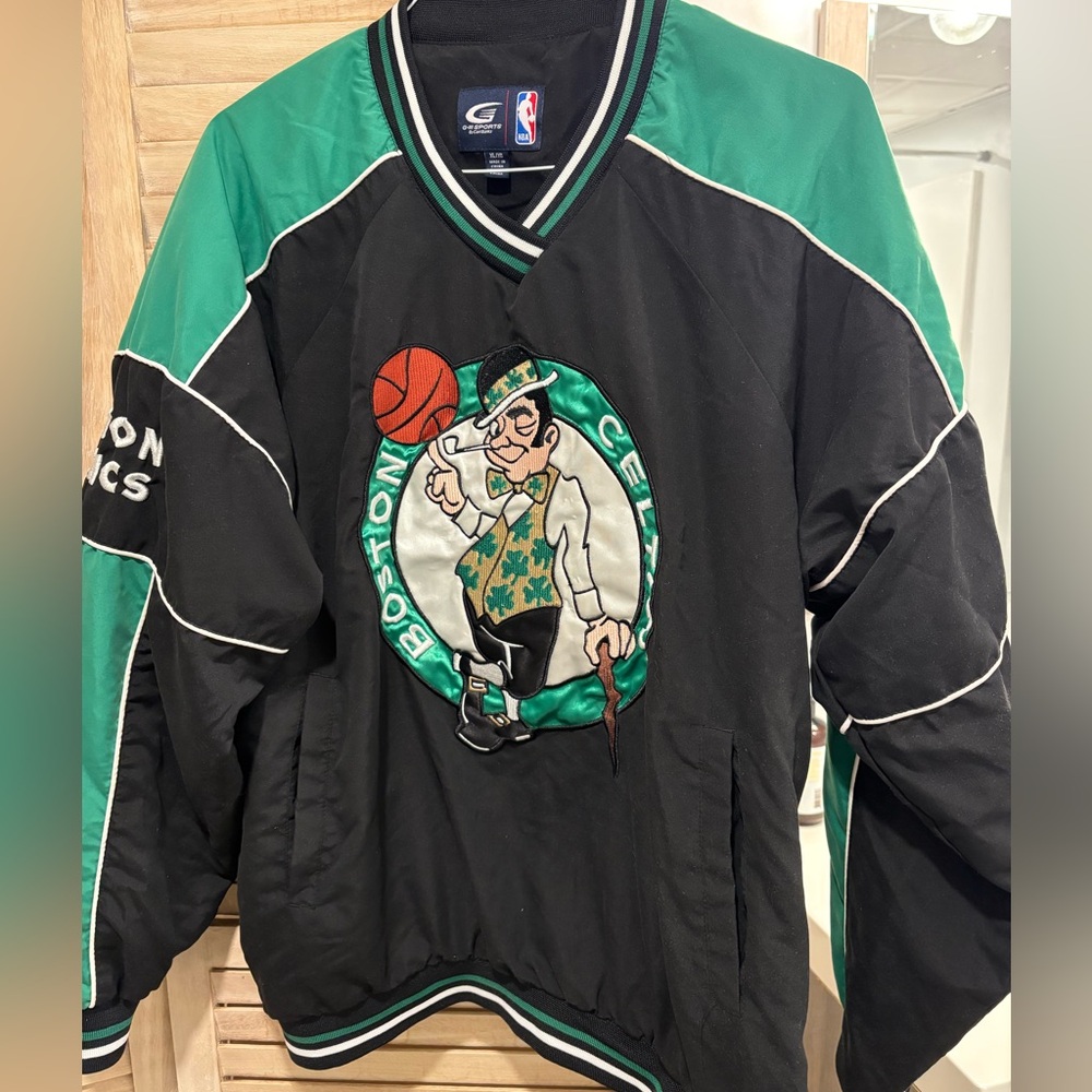 Celtics retro pullover jacket